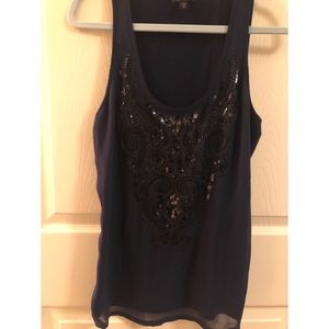 Sequin tank top
